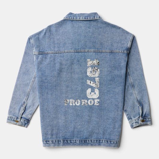 1973 Pro Roe 7 Jeansjacke (Rückseite)