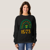 1973 Pro Wahl St. Patrick s Day Irisches Kleeblatt Sweatshirt (Vorne ganz)