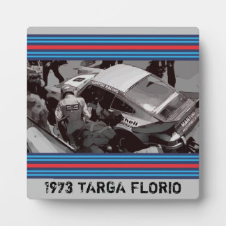 1973 RACING Tabletop Plaque with Easel Fotoplatte