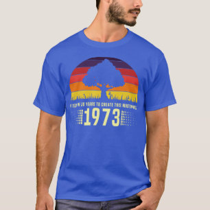 1973 Retro Sunset Masterpiece 50. Geburtstag T-Shirt