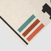 1973 Retro Vintage Poster Geburtstag oder Wiederse Seidenpapier (Detail)