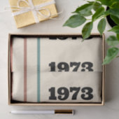 1973 Retro Vintage Poster Geburtstag oder Wiederse Seidenpapier (Geschenk)