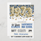 1973 Uni-Wiedersehen Einladung (Vorne/Hinten)