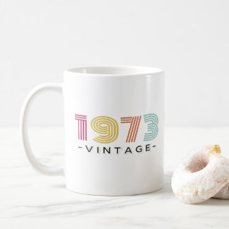 1973 Vintag gefärbt Kaffeetasse