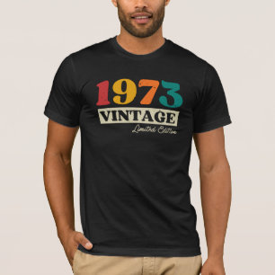 1973 Vintag Limited Edition 51. Geburtstag T-Shirt