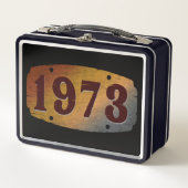 1973 VINTAG METALL BROTDOSE (Vorderseite)