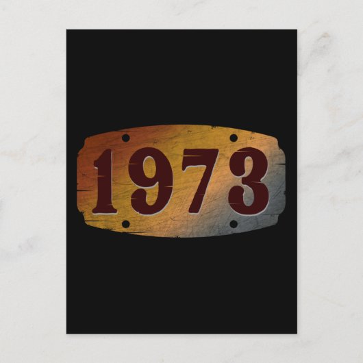 1973 VINTAG POSTKARTE (Vorderseite)