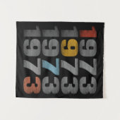 1973 VINTAGE GIFT WANDTEPPICH (Vorderseite (Horizontal))