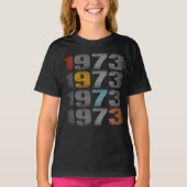 1973 VINTAGES GESCHENK T-Shirt (Vorderseite)