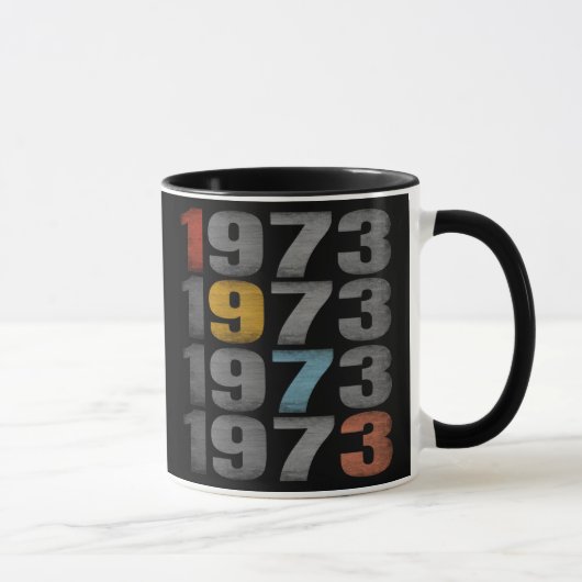 1973 VINTAGES GESCHENK TASSE (Rechts)