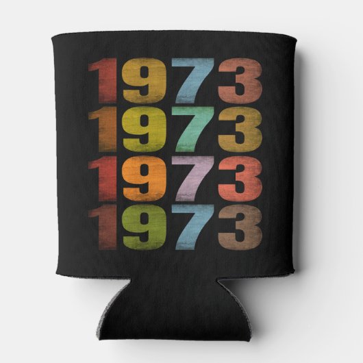 1973 VINTAGES RETRO-GESCHENK DOSENKÜHLER (Rückseite)