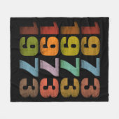 1973 VINTAGES RETRO-GESCHENK FLEECEDECKE (Vorderseite (Horizontal))
