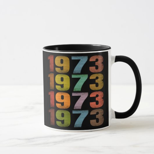 1973 VINTAGES RETRO-GESCHENK TASSE (Rechts)