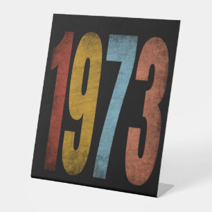 1973er Jahrgang Sockelschild