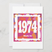 1974 - 1974 EINLADUNG (Vorderseite)