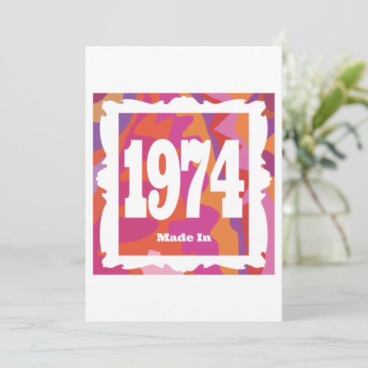 1974 - 1974 EINLADUNG (Stehend Vorderseite)