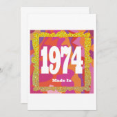 1974 - 1974 EINLADUNG (Vorne/Hinten)