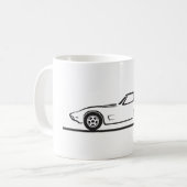 1974 1975 1976 1978 Chevrolet Corvette Hard Top T Kaffeetasse (Vorderseite Links)