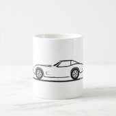 1974 1975 1976 1978 Chevrolet Corvette Hard Top T Kaffeetasse (Mittel)