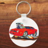 1974-76 Rotes Auto für Feuervogel Schlüsselanhänger (Vorderseite)