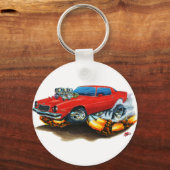 1974-78 Camaro Red Car Schlüsselanhänger (Vorderseite)