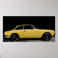 1974 Alfa Romeo 2000 GTV iNiEZiONE Poster