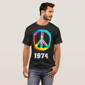 1974 Class Wiedersehen Anniversary Hippie Peace S T-Shirt (Vorne ganz)