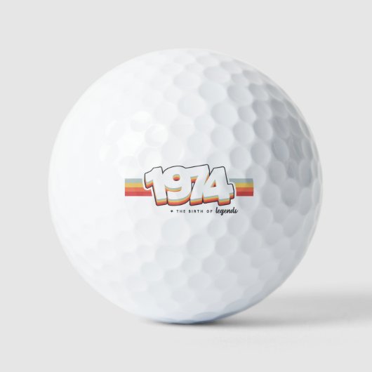 1974 Die Geburt der Legenden Golfball (Vorderseite)