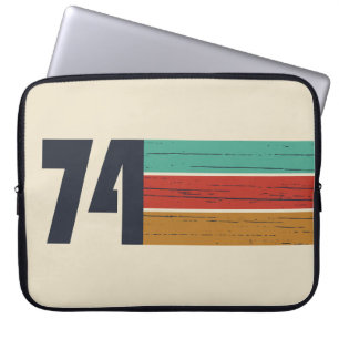 1974 Geborenes Vintage-Geburtstagsgeschenk Laptopschutzhülle