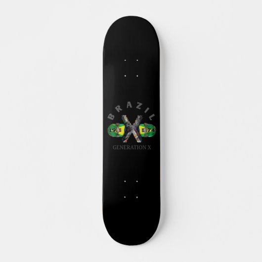 1974 Generation X Brasilianisches Skateboard (Vorne)