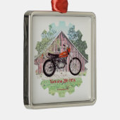 1974 Klassiker-Motorrad Yamaha 250 Silbernes Ornament (Rechts)