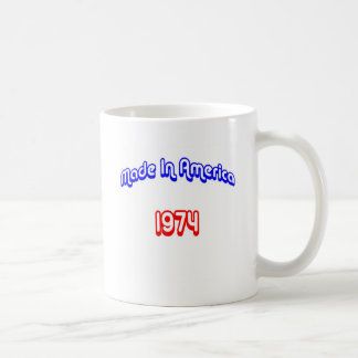 1974 machte in Amerika Kaffeetasse