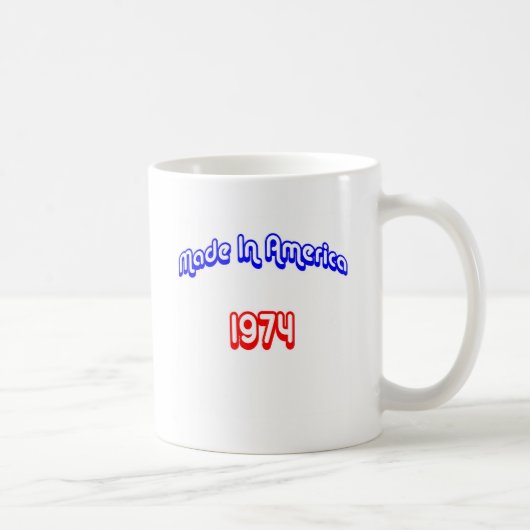 1974 machte in Amerika Kaffeetasse (Rechts)