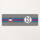 1974 RACING Yoga Mat Yogamatte (Rückseite (Horizontal))