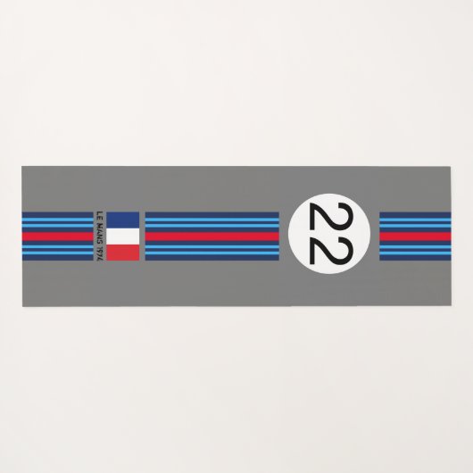 1974 RACING Yoga Mat Yogamatte (Rückseite (Horizontal))