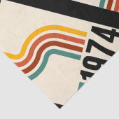 1974 Retro Vintage Poster 50. Geburtstag Seidenpapier (Detail)