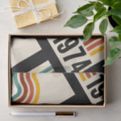 1974 Retro Vintage Poster 50. Geburtstag Seidenpapier (Geschenk)