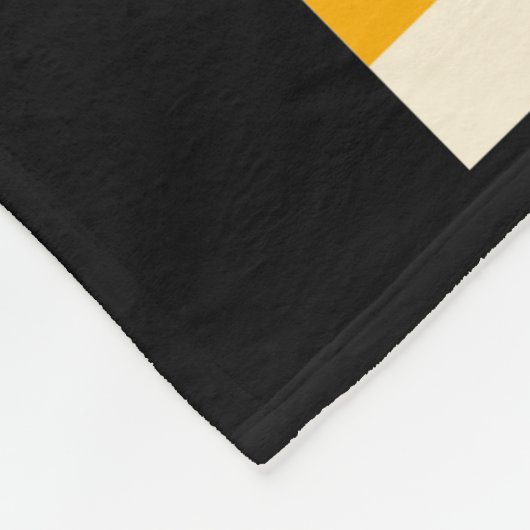 1974 Retro Vintage Poster Fleece Blanket (Ecke)