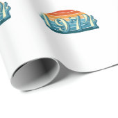 1974 Vintag 50. Geburtstag Geschenkpapier (Rolleneckpunkt)