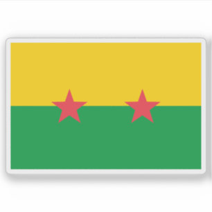 1974 Vorschlag für die Flagge São Tomé und Príncip Aufkleber