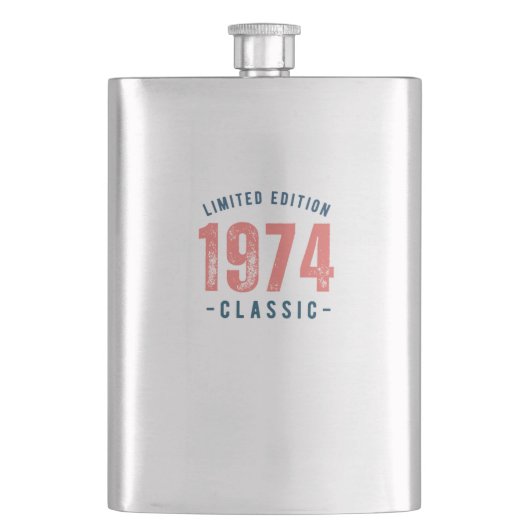 #1974ClassicFlask Flachmann (Vorderseite)