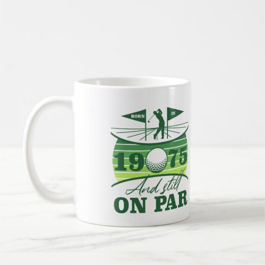 1975 50. Birthday Golf Spaß Kaffeetasse (Links)