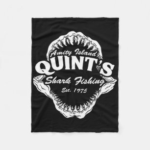 1975 Amity Island Quint's Haifisch-Fischerei Clic Fleecedecke