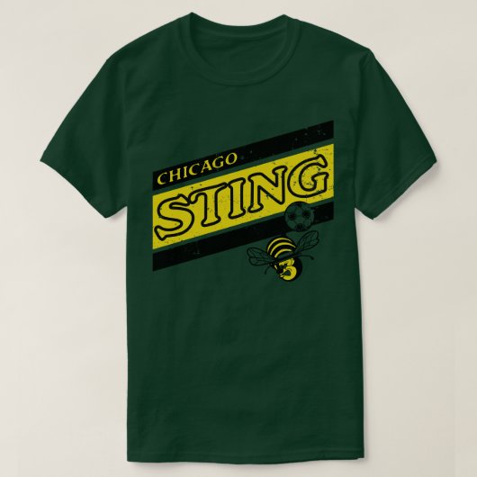 1975 Chicago Sting Vintag Soccer T-Shirt (Design vorne)
