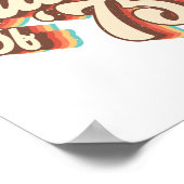 1975 Cl Wiedersehen Retro Cl von 75 Schulabschluss Poster (Ecke)