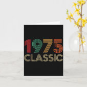 1975 Clic 50th Birthday For Men Women 50 Year Old  Karte (Gelbe Blume)