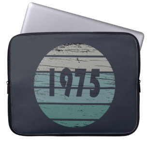 1975 Geborenes Vintage-Geburtstagsgeschenk Laptopschutzhülle