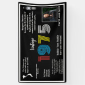 1975 Im geborenen 50. Foto Banner (Vertikal)