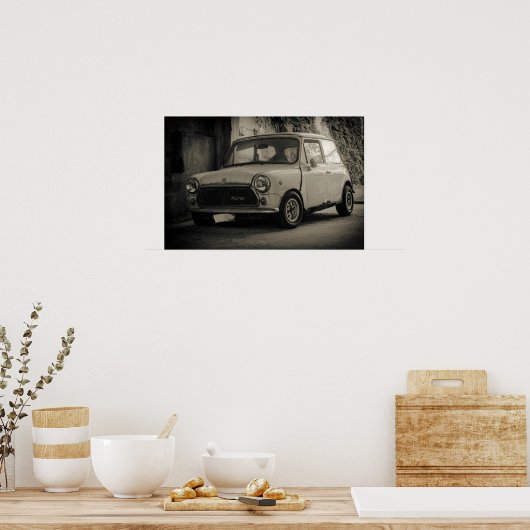 1975 Innocenti Mini Cooper 1300 Poster (Küche)