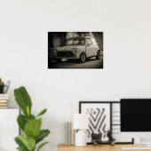 1975 Innocenti Mini Cooper 1300 Poster (Heimbüro)